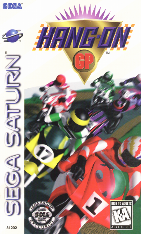 Hang-On GP box art for Sega Saturn